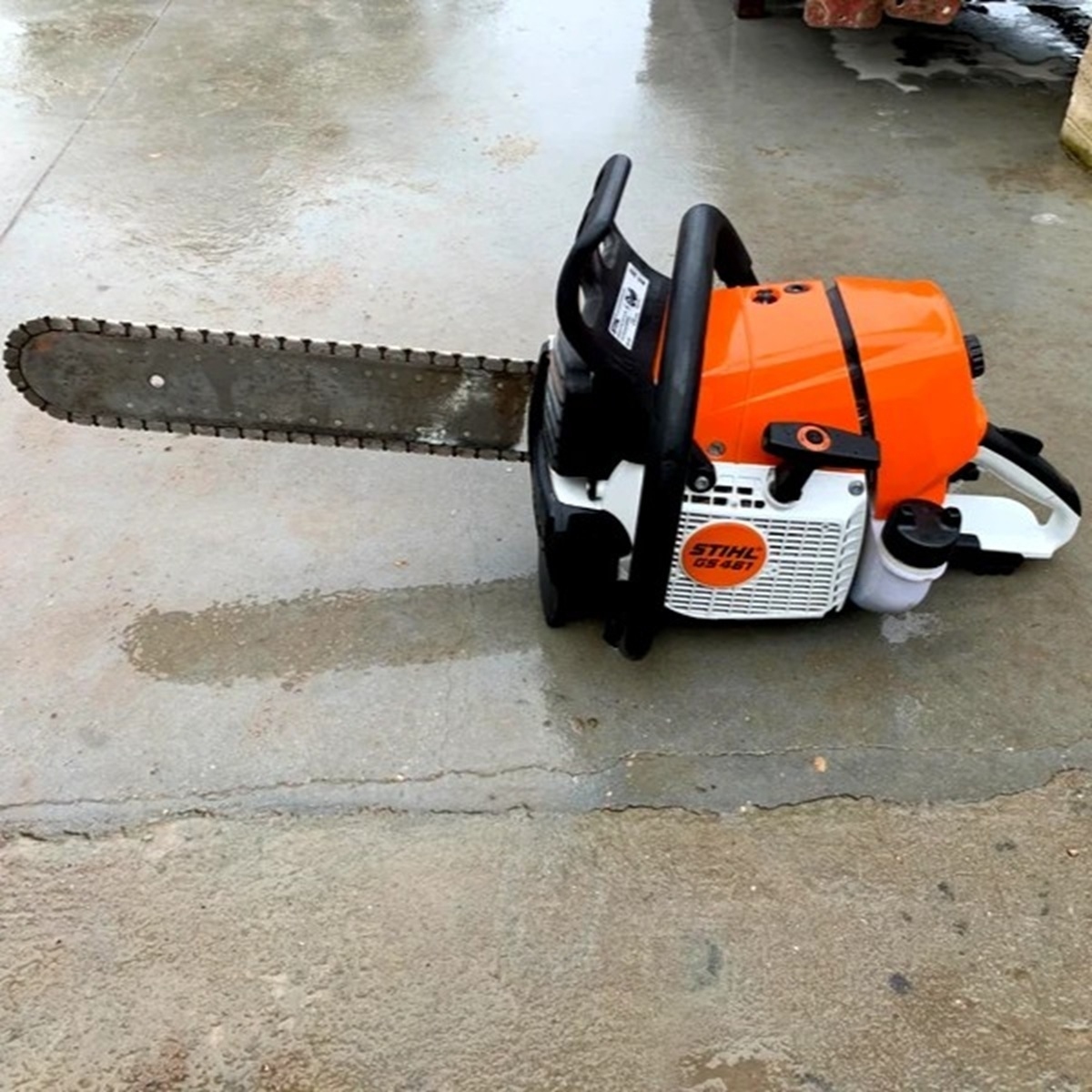 Piła łańcuchowa do betonu STIHL GS 461 – widok maszyny