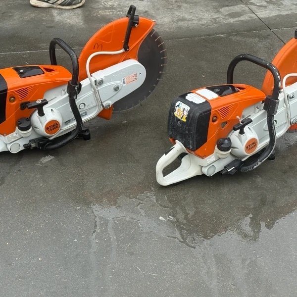 STIHL TS 800 wykorzystywana do cięcia betonu na budowie