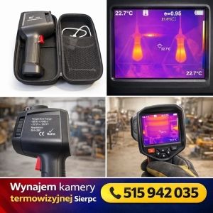 Kamera HT-H8 badanie wilgoci i mostków termicznych Sierpc