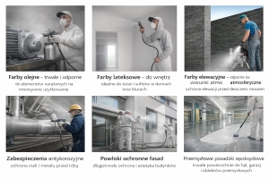 Malowanie elewacji agregatem malarskim – farby odporne na warunki atmosferyczne