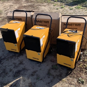 Osuszacz powietrza MASTER 
wykorzystywany na budowie i 
remoncie