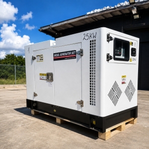 Wyciszony agregat prądotwórczy 25 kW – wynajem Sierpc, Płock