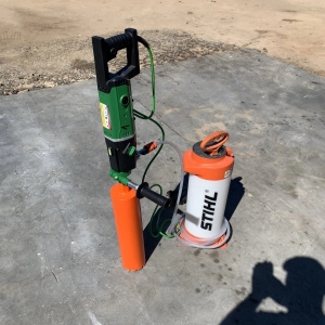 Wiertnica diamentowa z podawaniem wody (hydronetka) – wypożyczalnia Sierpc