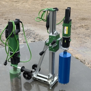 Wynajem wiertnicy do betonu ze statywem lub ręcznie – Sierpc okolice