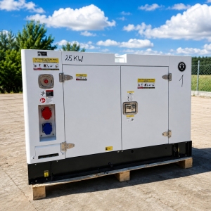 Agregat 25 kW 400 V 3-fazowy – gniazda zasilania