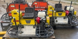 Zacieraczka samojezdna do betonu z siedziskiem operatora – profesjonalny sprzęt do wynajęcia Sierpc 50 km