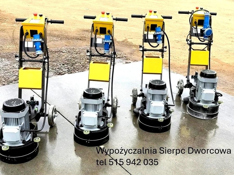 Szlifierka do posadzki betonowej 320 mm – wynajem w Sierpcu