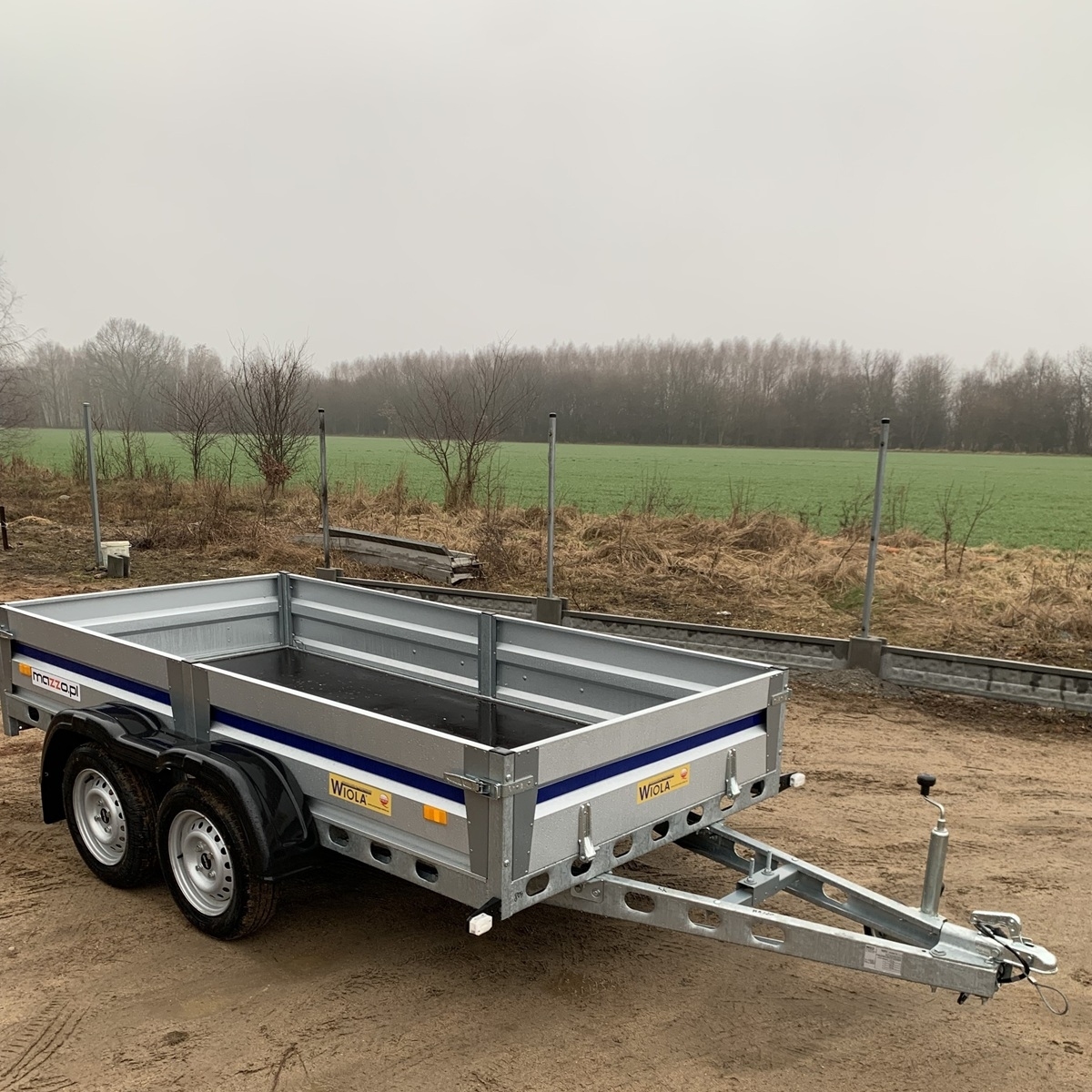 Przyczepka 2-osiowa 300 cm bez plandeki – model 2